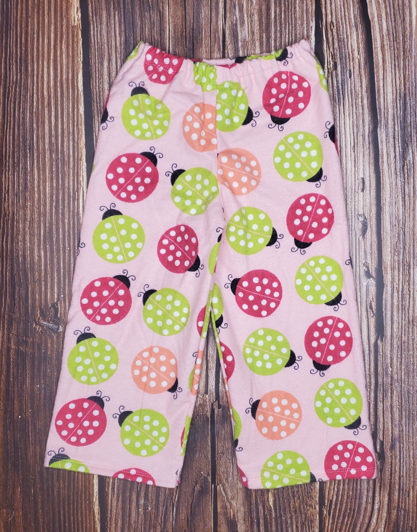 Lady Bug Flannel Pj Pant