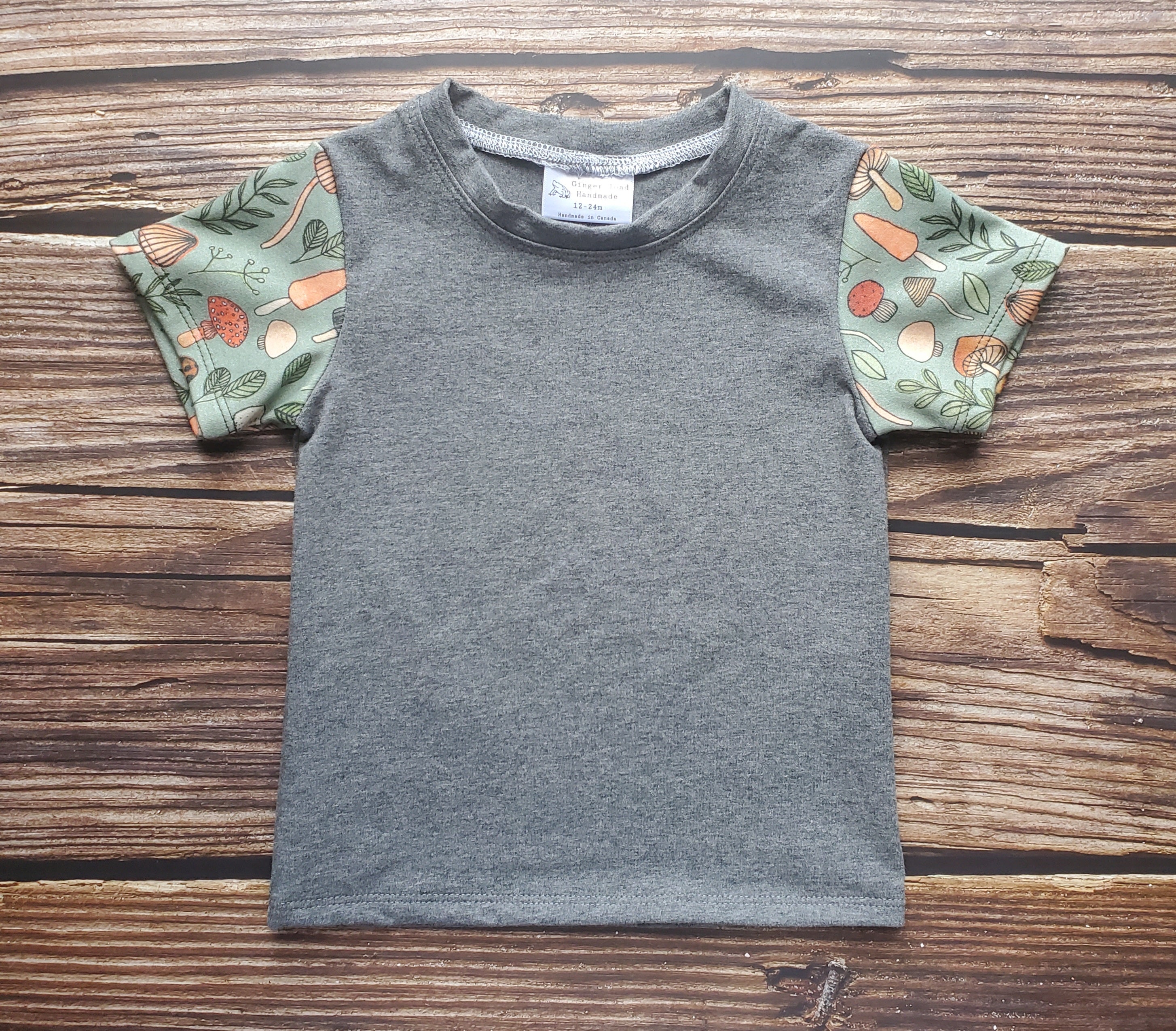 Fungi Forest Sleeve Tshirts