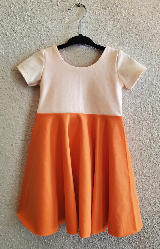Orange Confetti Dress