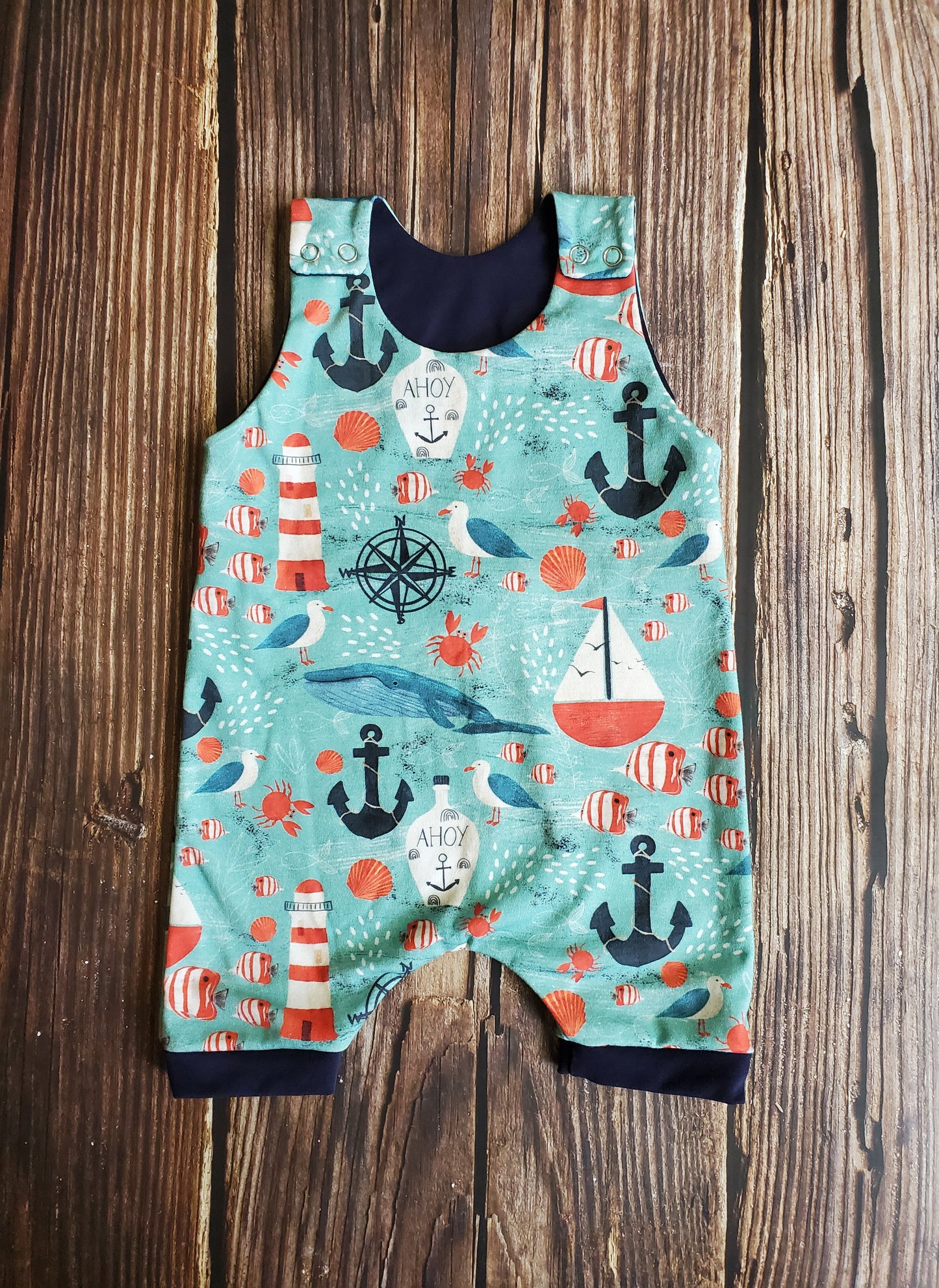 Ahoy Shortie Romper
