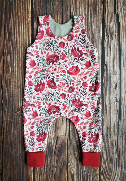 Holiday Rose Romper