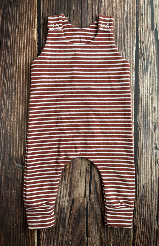 Rust Stripe Romper