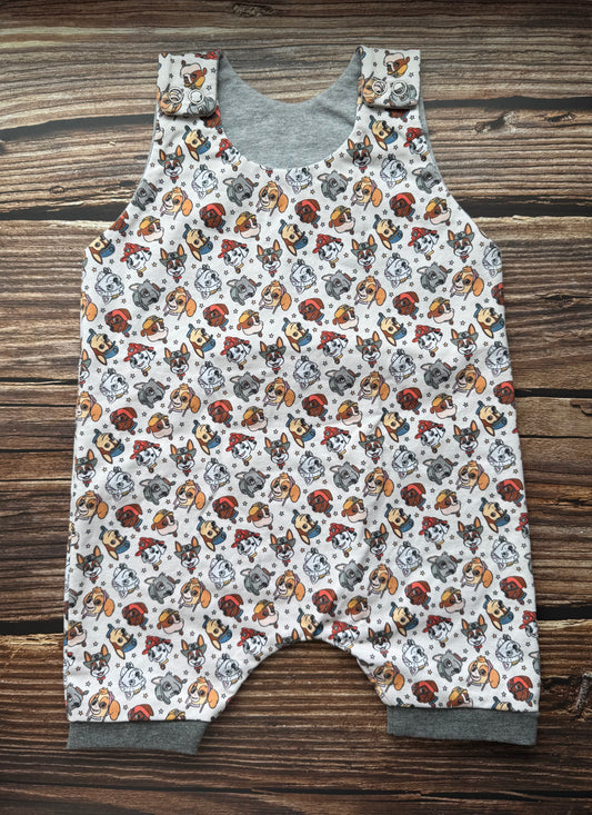 Pup Patrol Shortie Romper