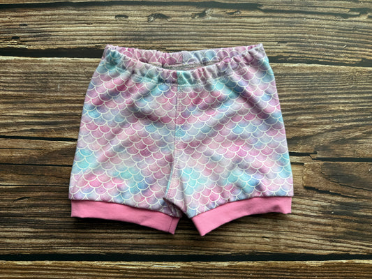 *New* Mermaid Scale (Pink) Shorts