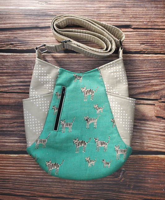Teal Tigers Purse